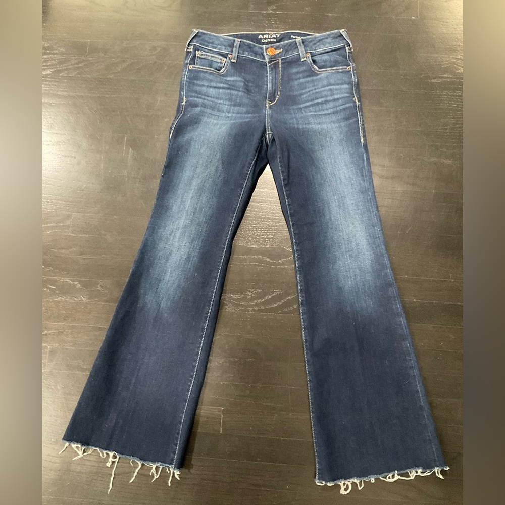 NWOT ARIAT DENIM PERFECT RISE FLARE JEANS